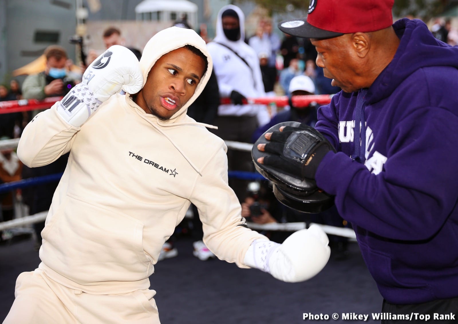Image: Haney denies giving Kambosos tips before Teofimo Lopez fight