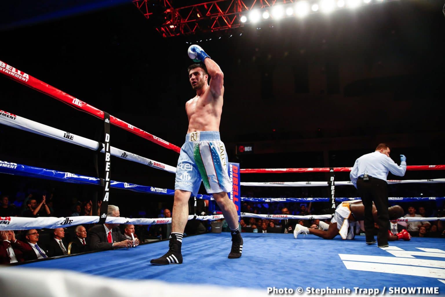 Boxing Results Bakhodir Jalov Scores Knockout Over Jack Mulowayi In 8th Round! Boxing News 24