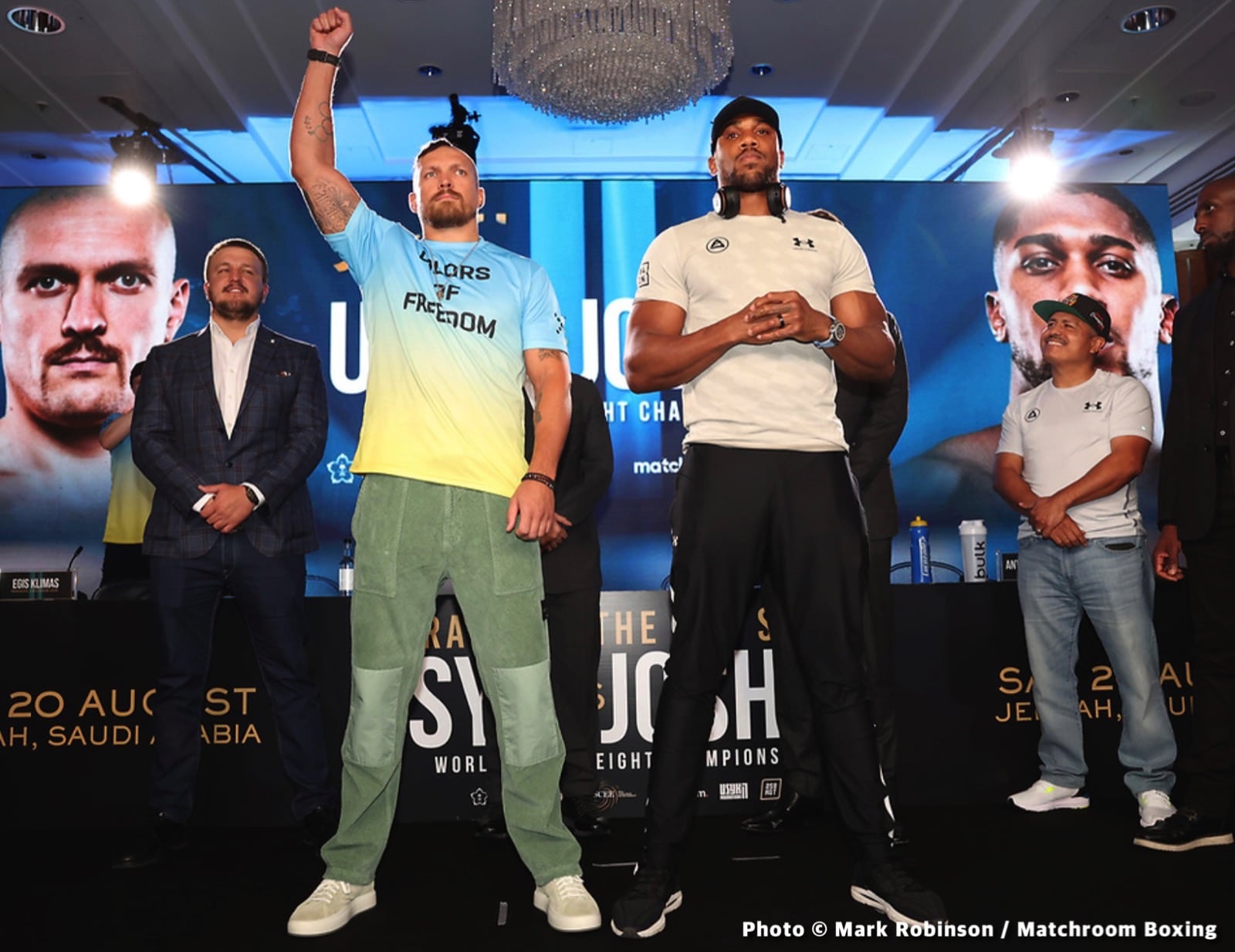 Image: Usyk vs Joshua Official DAZN / SKY Weigh In Results