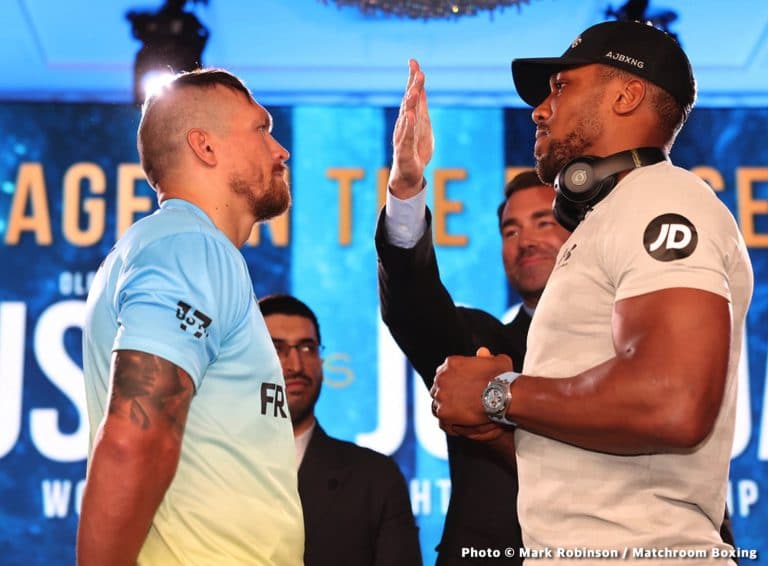 Image: Joshua has "tough one" in rematch with Usyk says Carl Froch