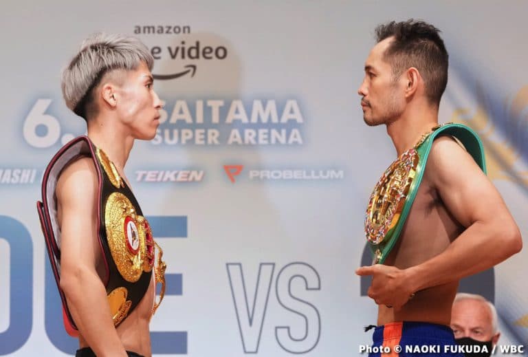 Image: Inoue 118 vs. Donaire 117.8 - weigh-in results