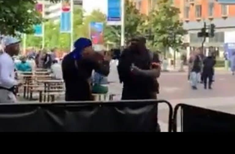 Image: Julius Francis smashes unruly man in London
