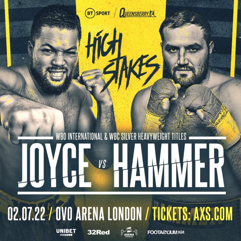 Image: Joyce smashes Hammer in four rounds