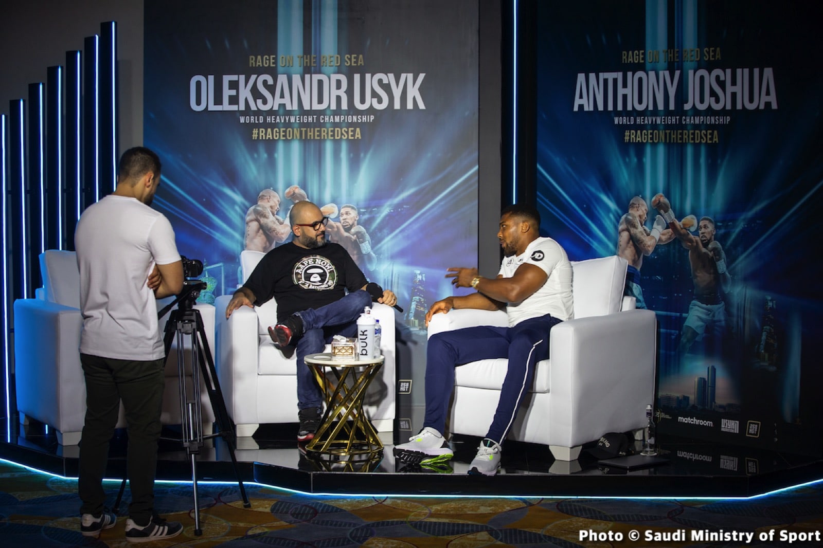 Anthony Joshua, Joe Joyce, Oleksandr Usyk boxing photo