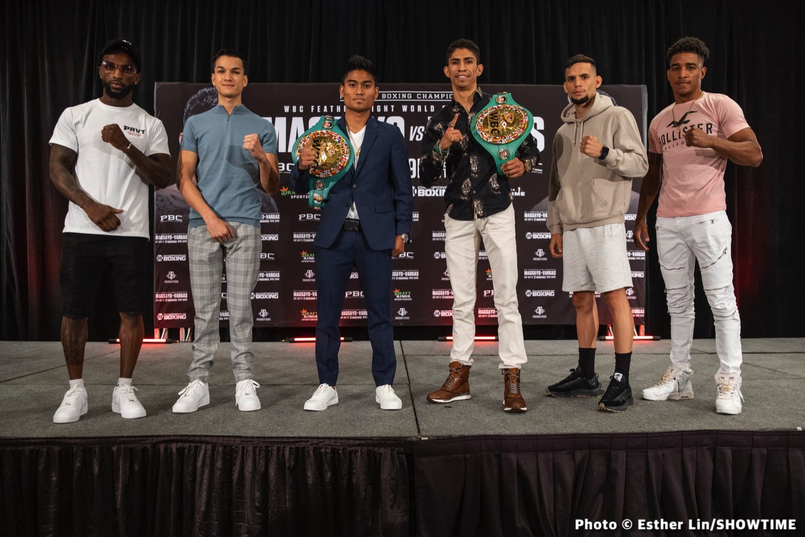 Image: LIVE: Magsayo vs Vargas SHOWTIME Weigh In
