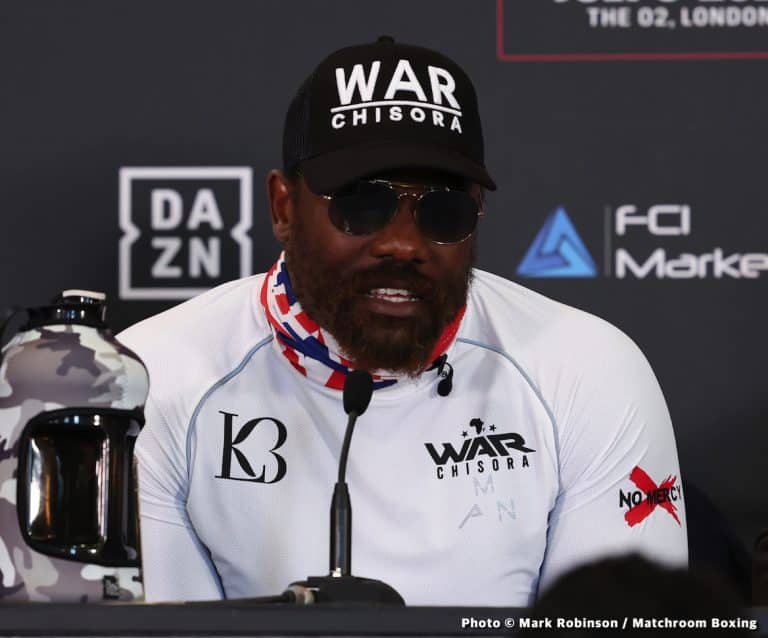 Image: Derek Chisora frontrunner for Tyson Fury fight on Dec.3rd