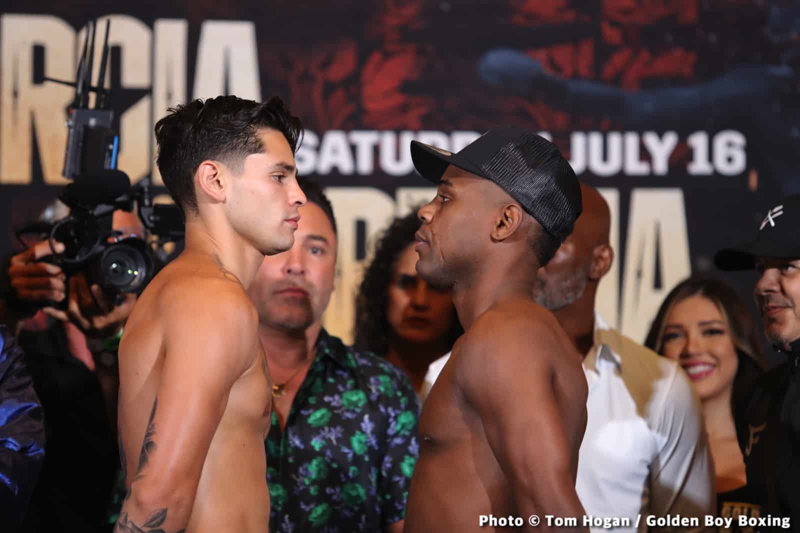 Image: Ryan Garcia 140 vs. Javier Fortuna 139.8 - Weigh-in results