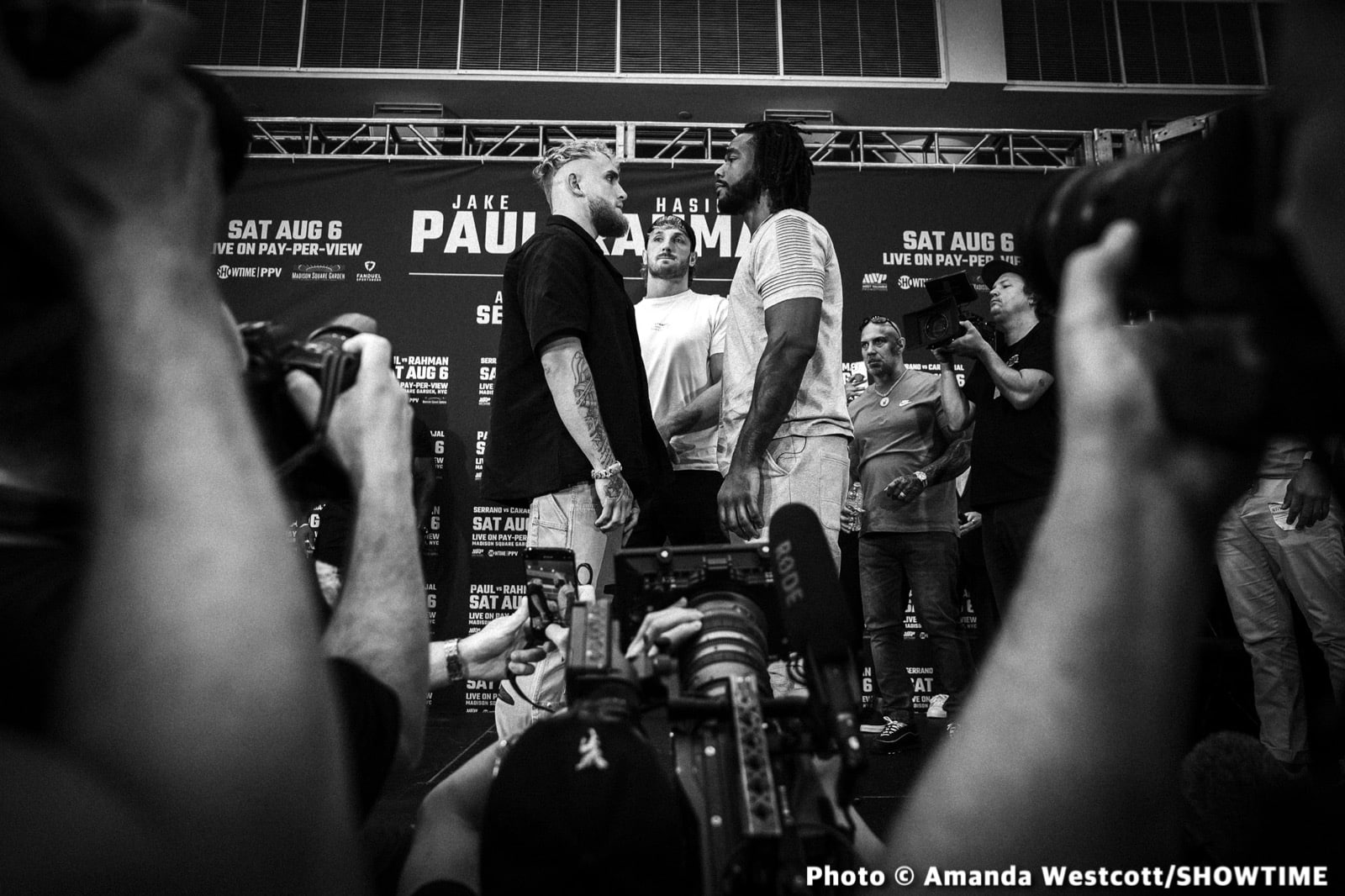 Image: Jake Paul And Hasim Rahman Jr. Trade Verbal Punches At Kickoff Presser