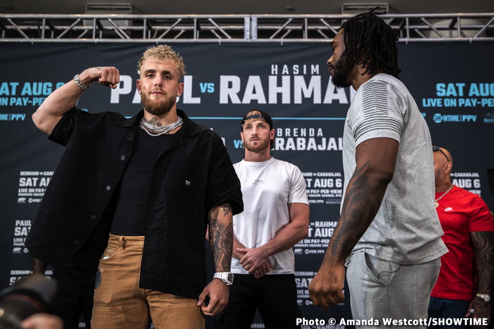 Image: Jake Paul And Hasim Rahman Jr. Trade Verbal Punches At Kickoff Presser