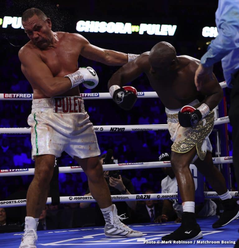 Image: Boxing Results: Dereck “War” Chisora Wins SD over Kubrat Pulev in UK!