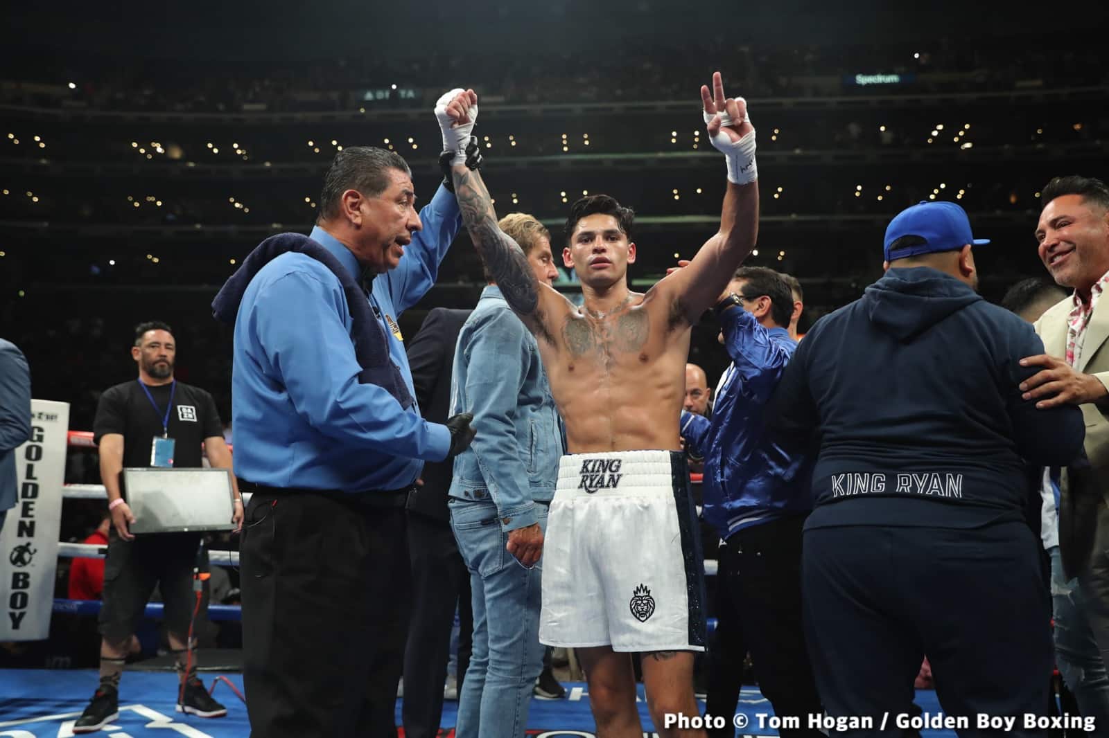 Image: Ryan Garcia message to Tank Davis: "Cmon Gervonta, come get this a** whooping"