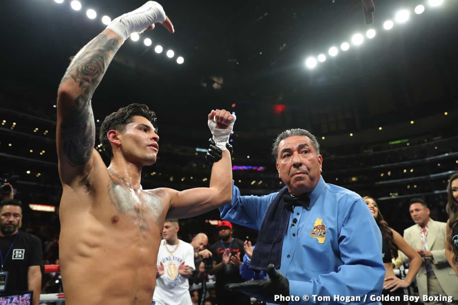 Image: Ryan Garcia tells Mayweather he'll fight Tank "any weight, any time, any place"