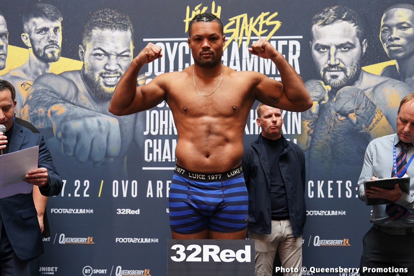 Image: Joyce vs Hammer Official BT Sport Weigh In Results