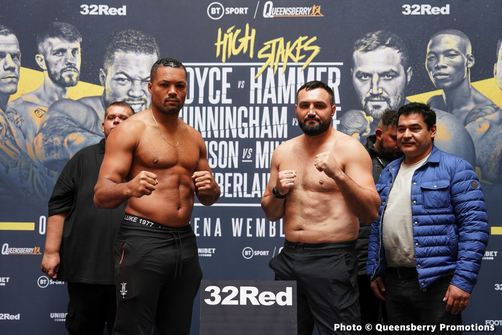 Image: Joyce vs Hammer Official BT Sport Weigh In Results