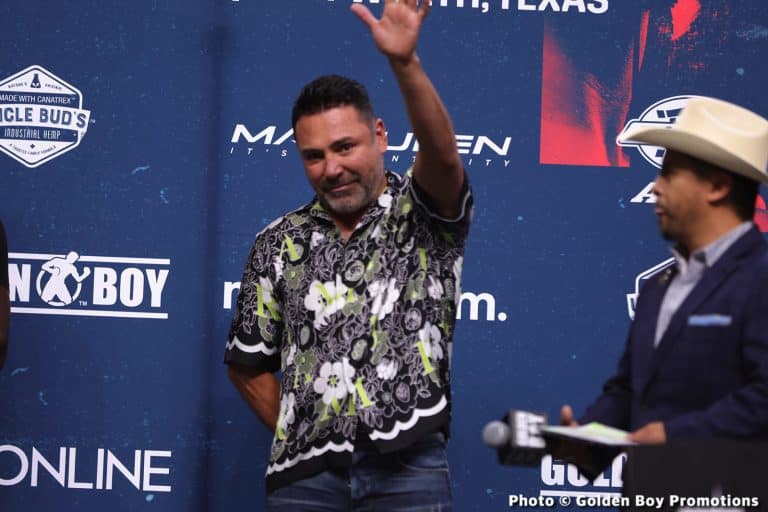 Image: Oscar De La Hoya says Vergil Ortiz Jr ready to face Spence or Crawford as replacement opponent