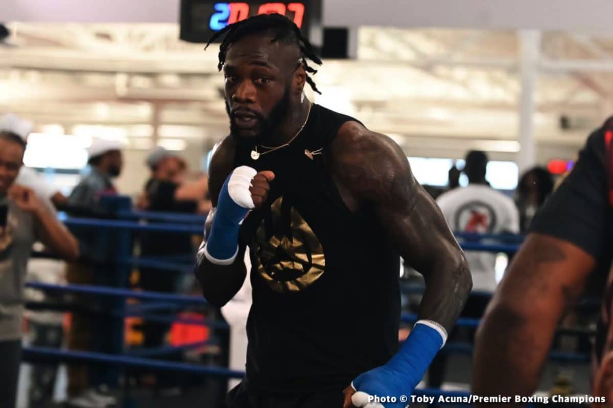 Image: Deontay Wilder ready for comeback against Robert Helenius on Oct.15th