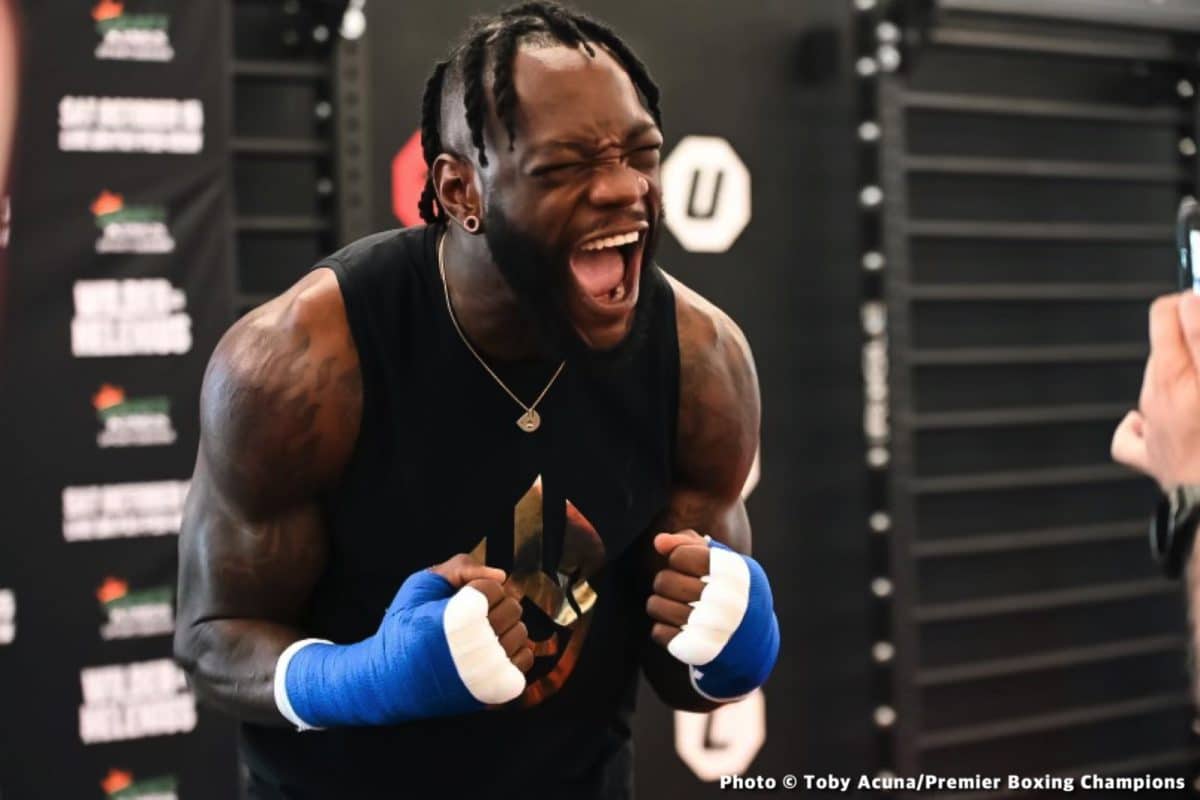 Image: Deontay Wilder confirms Anthony Joshua fight will happen