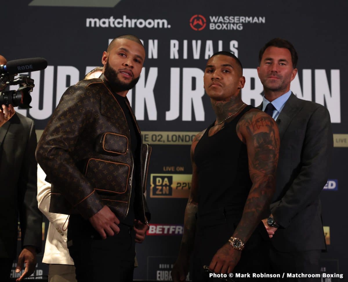 Image: Chris Eubank Jr says his dad will be in his corner for Conor Benn fight on Oct.8th