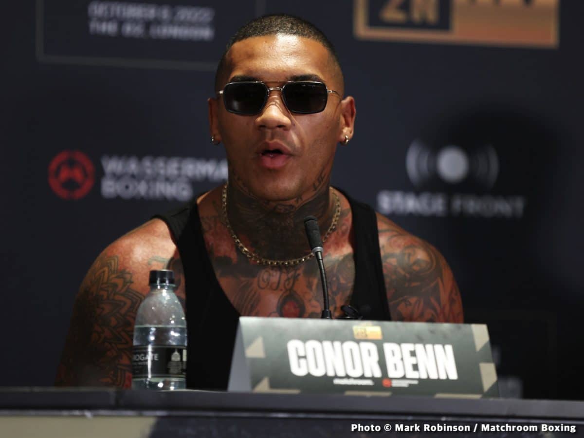 Image: Conor Benn: "I've not committed any violations"