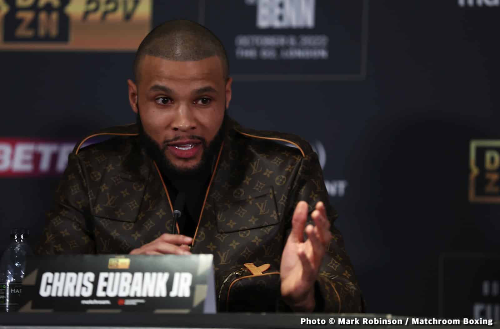 Image: Chris Eubank Jr greeted by random drug test at hotel room