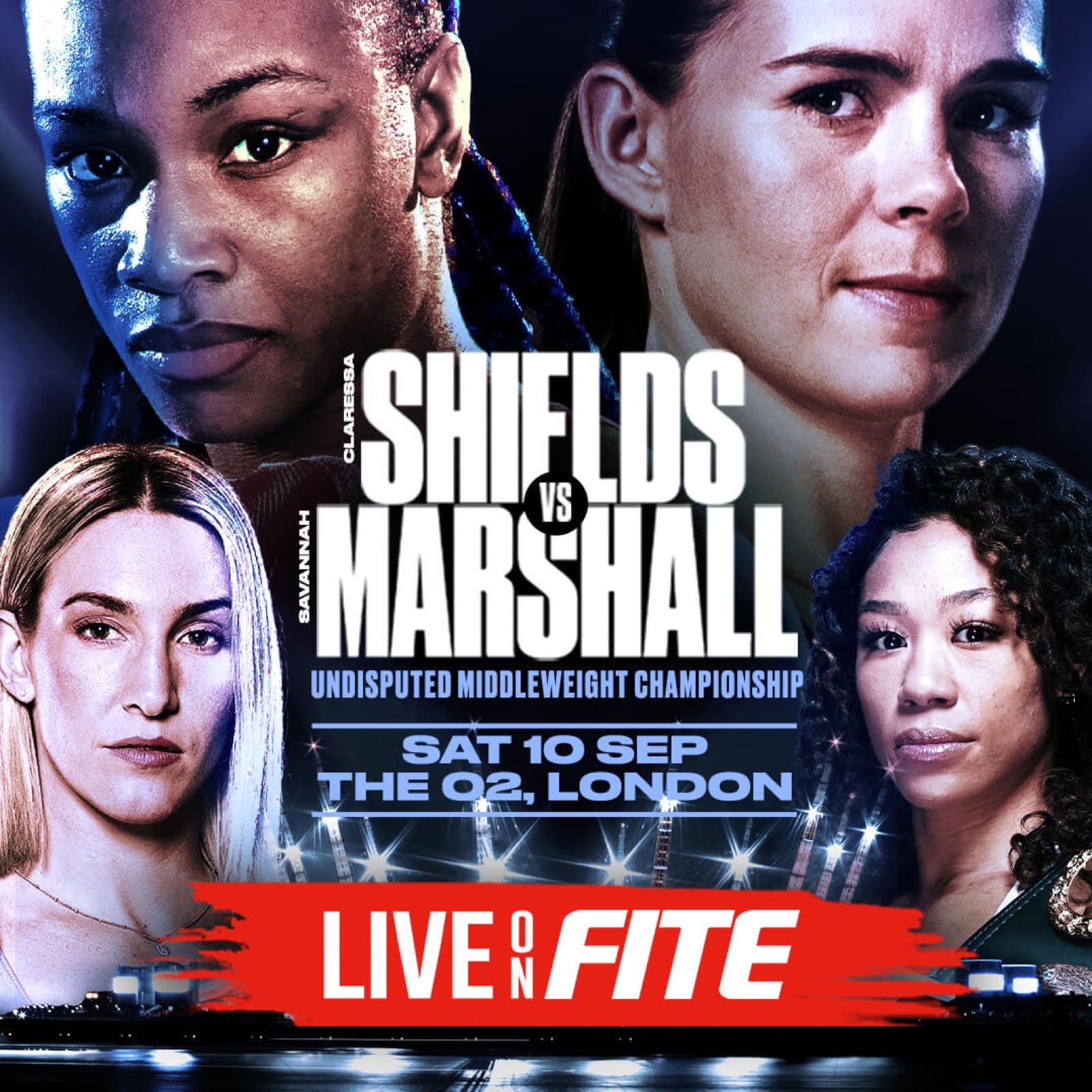 Image: LIVE: Shields vs Marshall & Mikaela Mayer vs Baumgardner FITE TV Stream