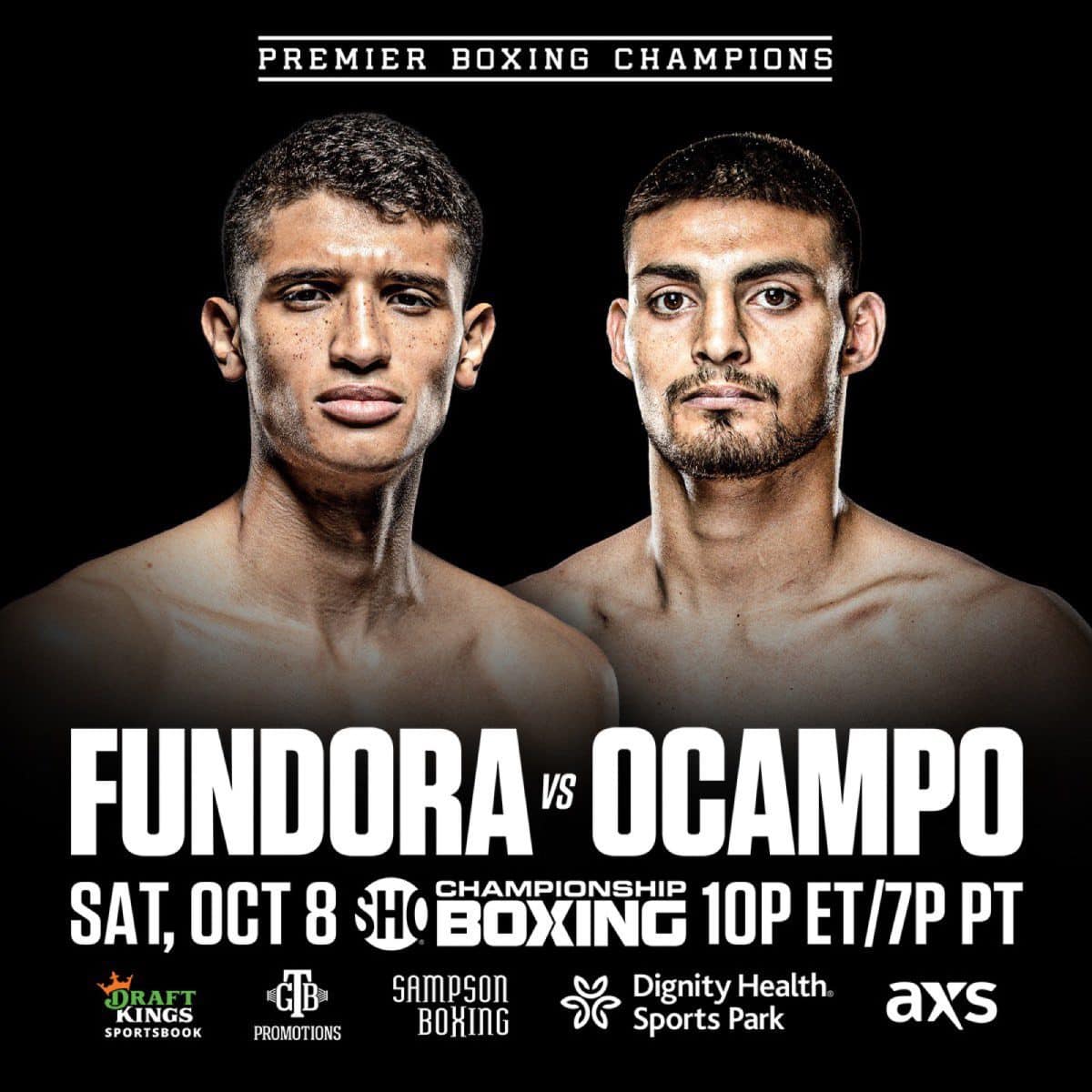 Image: Sebastian Fundora vs. Carlos Ocampo next Saturday, Oct.8th