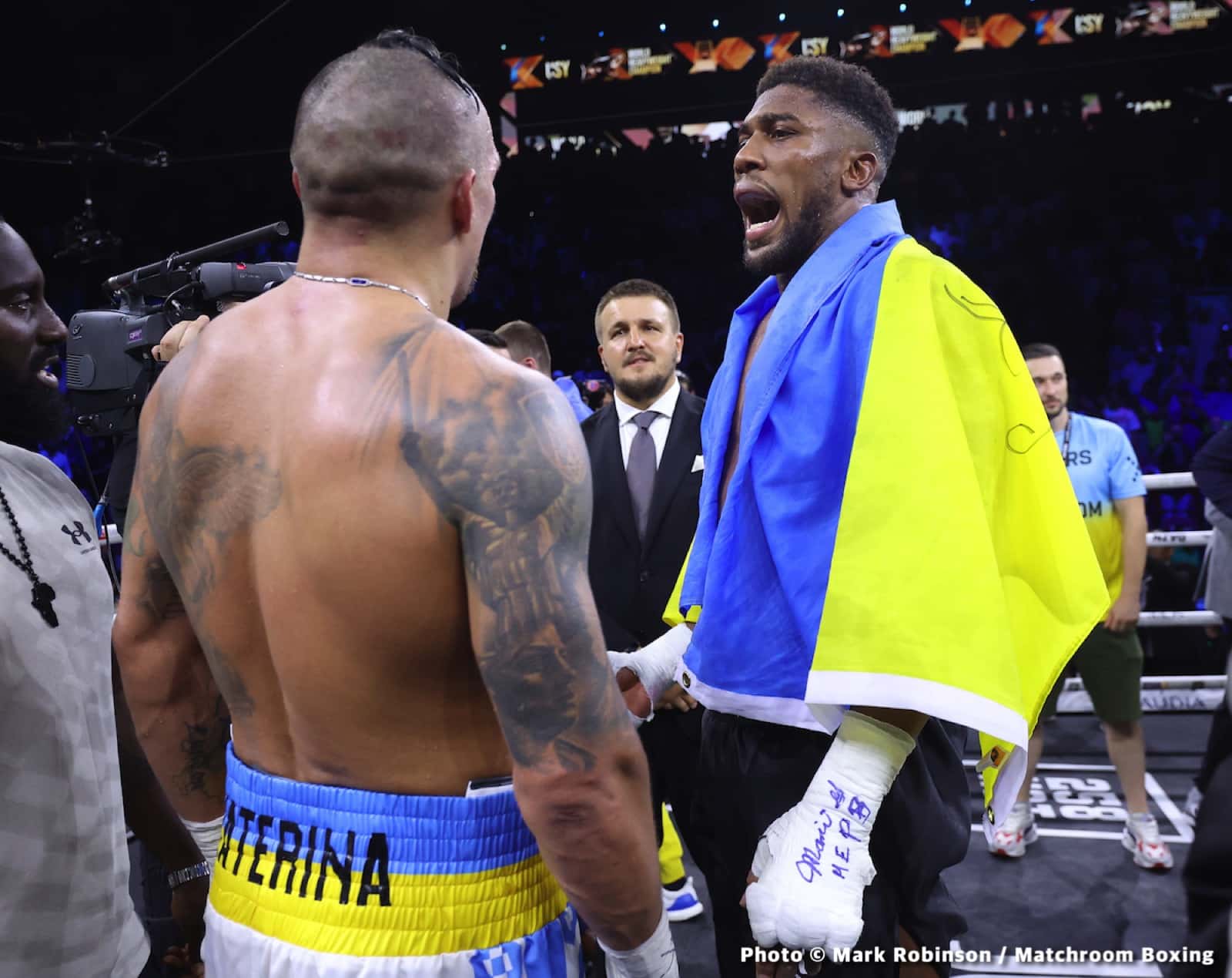Image: Anthony Joshua Cuts Wrestling Promo After Loss To Oleksandr Usyk