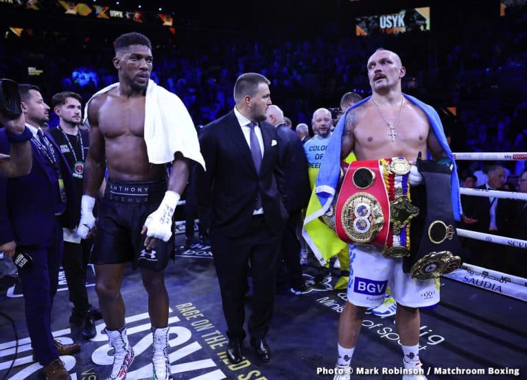 Image: Oleksandr Usyk #1 pound-for-pound in Ring Magazine's ratings