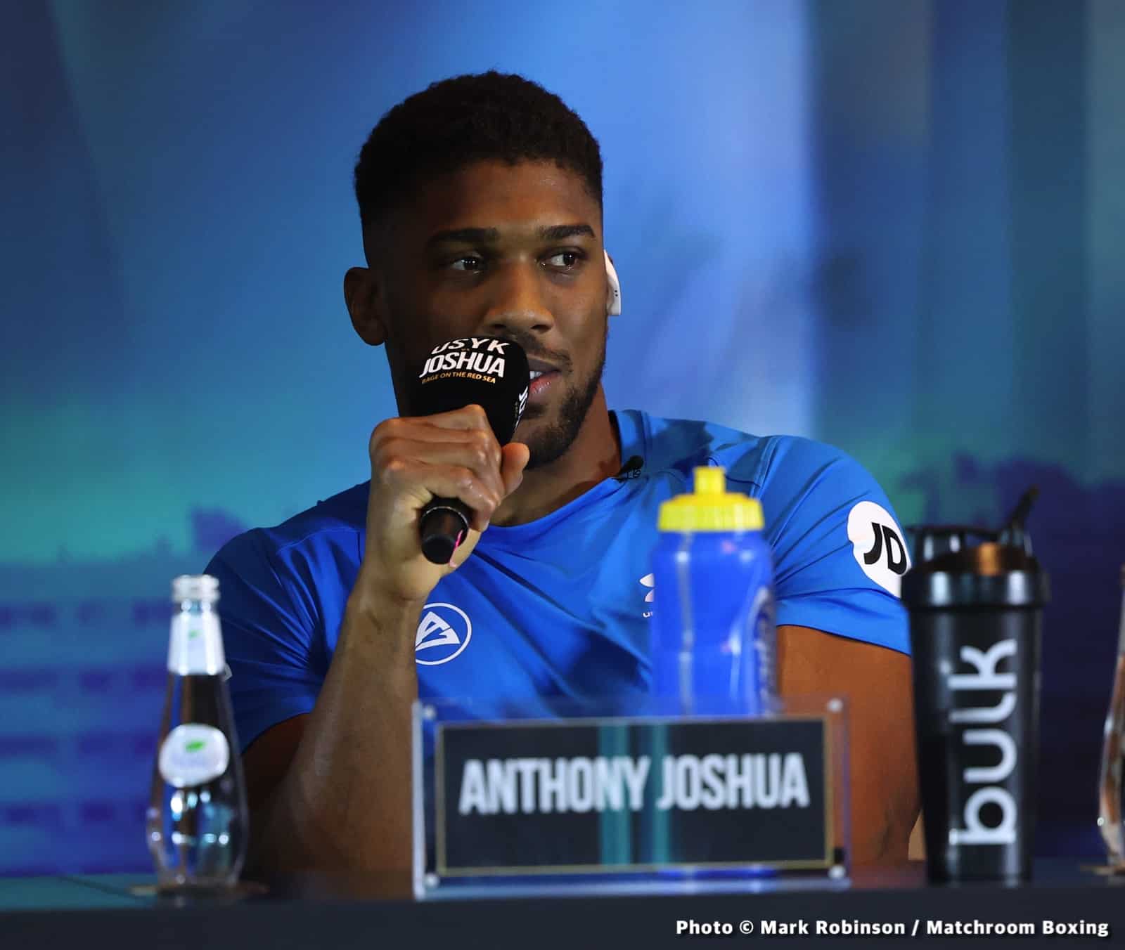Image: Anthony Joshua - Oleksandr Usyk 2 Final Press Conference Quotes & Notes
