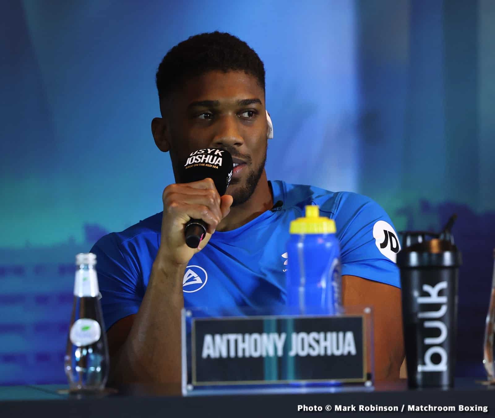 Image: Anthony Joshua: "My power will not fade," ready to knock out Oleksandr Usyk