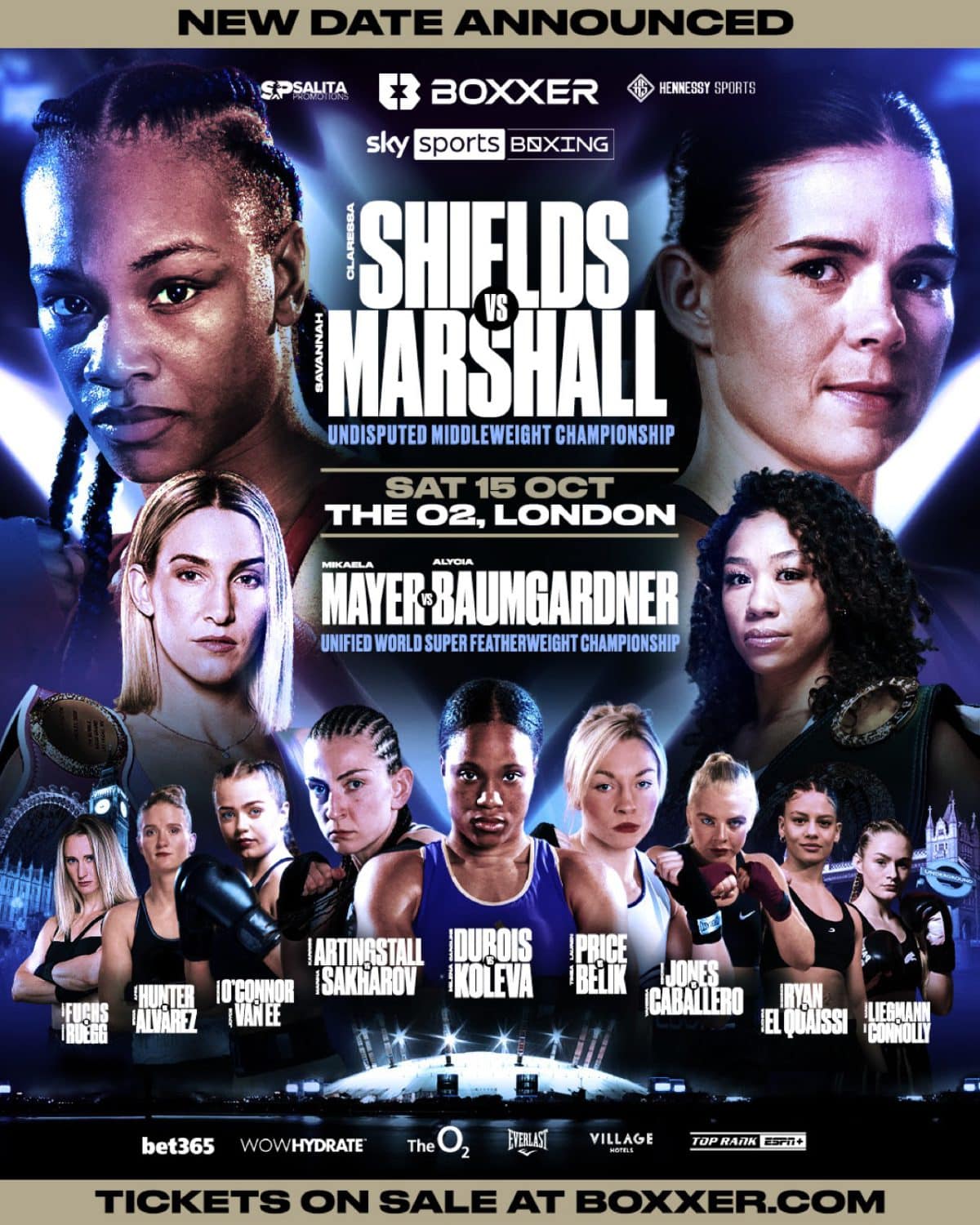 Image: Marshall vs Shields on October 15th At The O2, In London