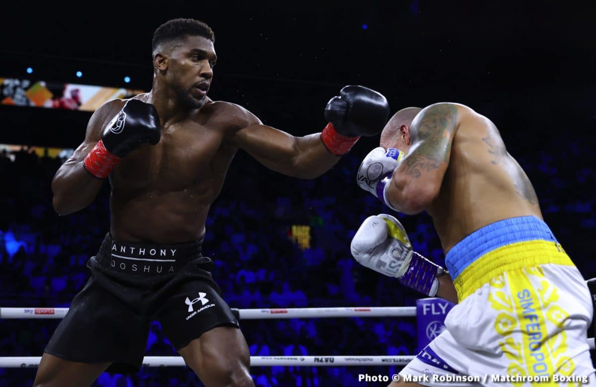 Image: Anthony Joshua to fight in early 2023 says Eddie Hearn