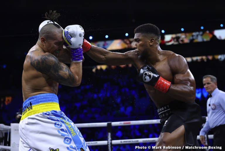 Image: Anthony Joshua blames loss to Usyk on overtraining for the fight