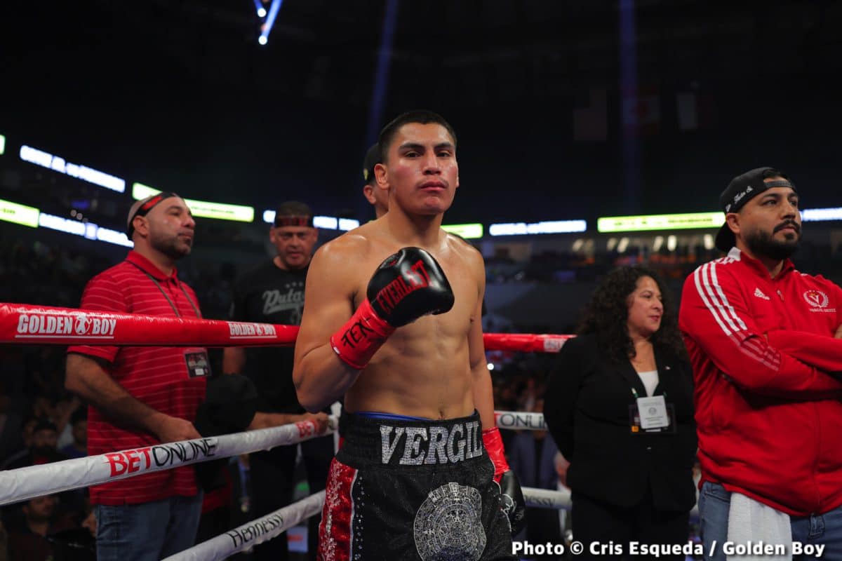Image: Vergil Ortiz Jr challenges Eimantas Stanionis on March 18th on DAZN