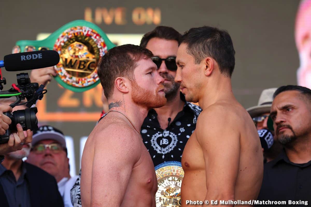 Image: Canelo on Golovkin: "I hate the guy so much"