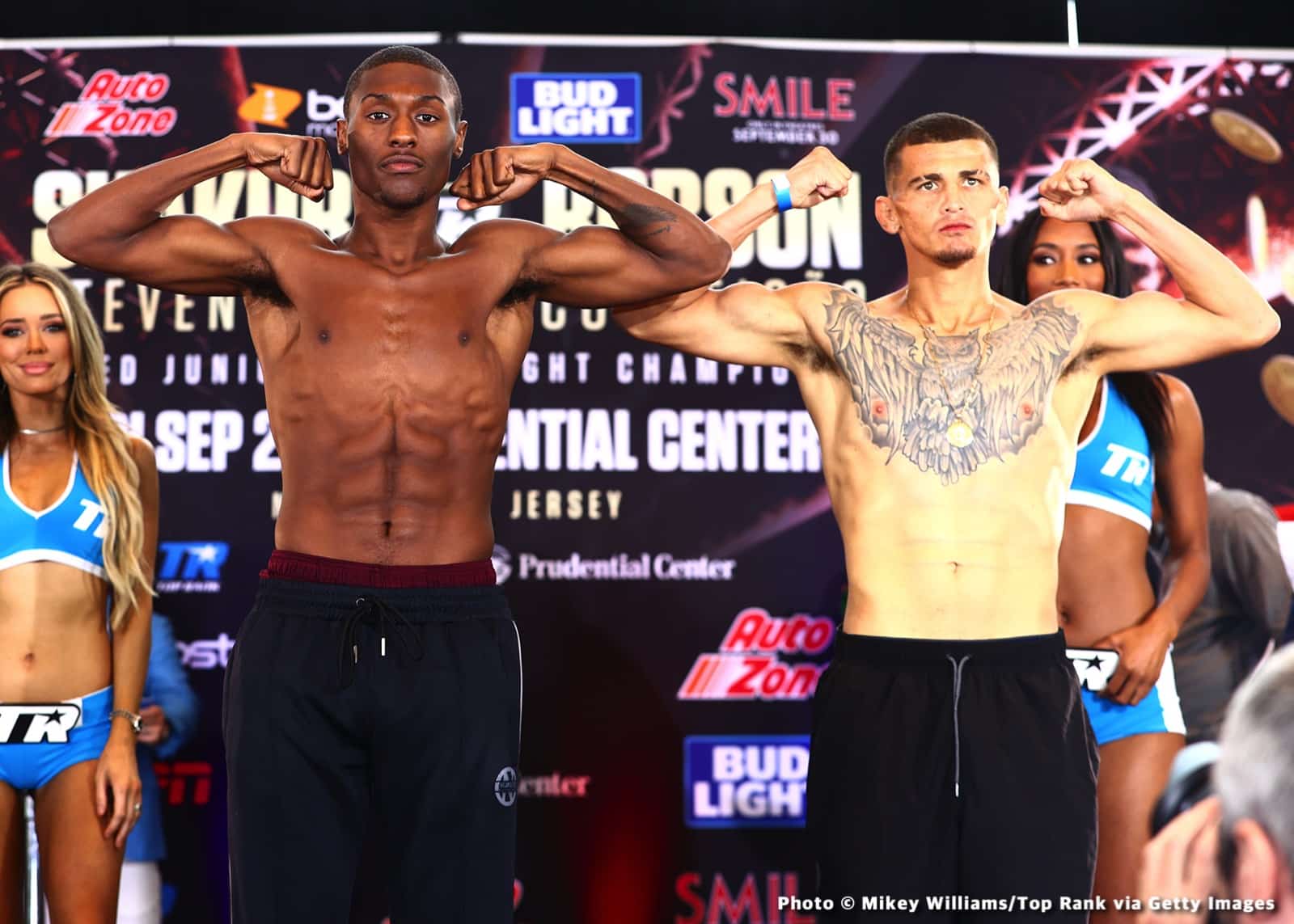 Image: Shakur Stevenson loses titles on scale for Robson Conceicao fight