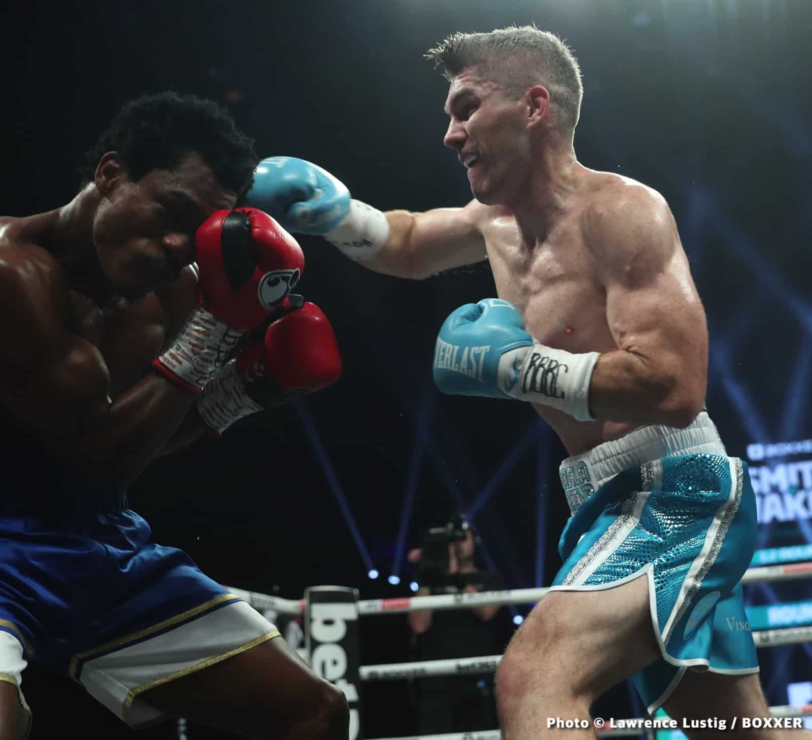 Image: Boxing Results: Liam Smith stops Hassan Mwakinyo in 4th round