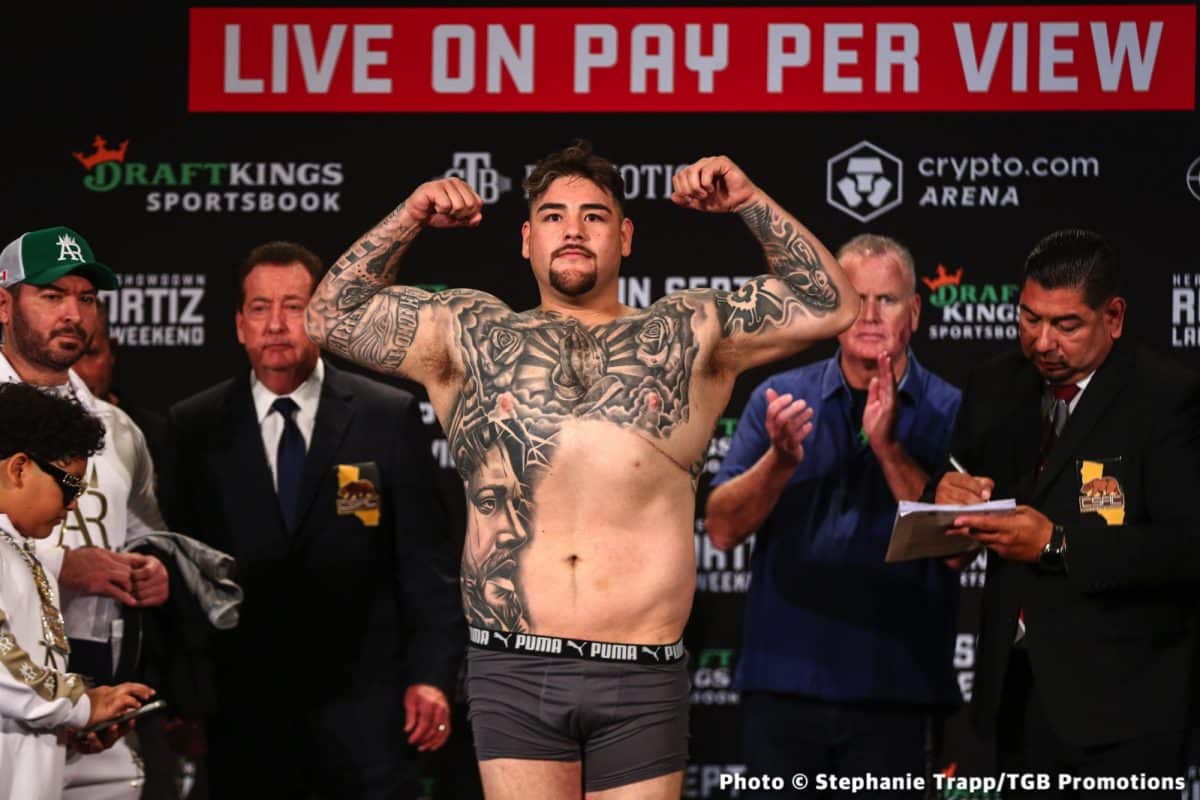 Image: Andy Ruiz Jr: "Now it's time to have fun tomorrow"