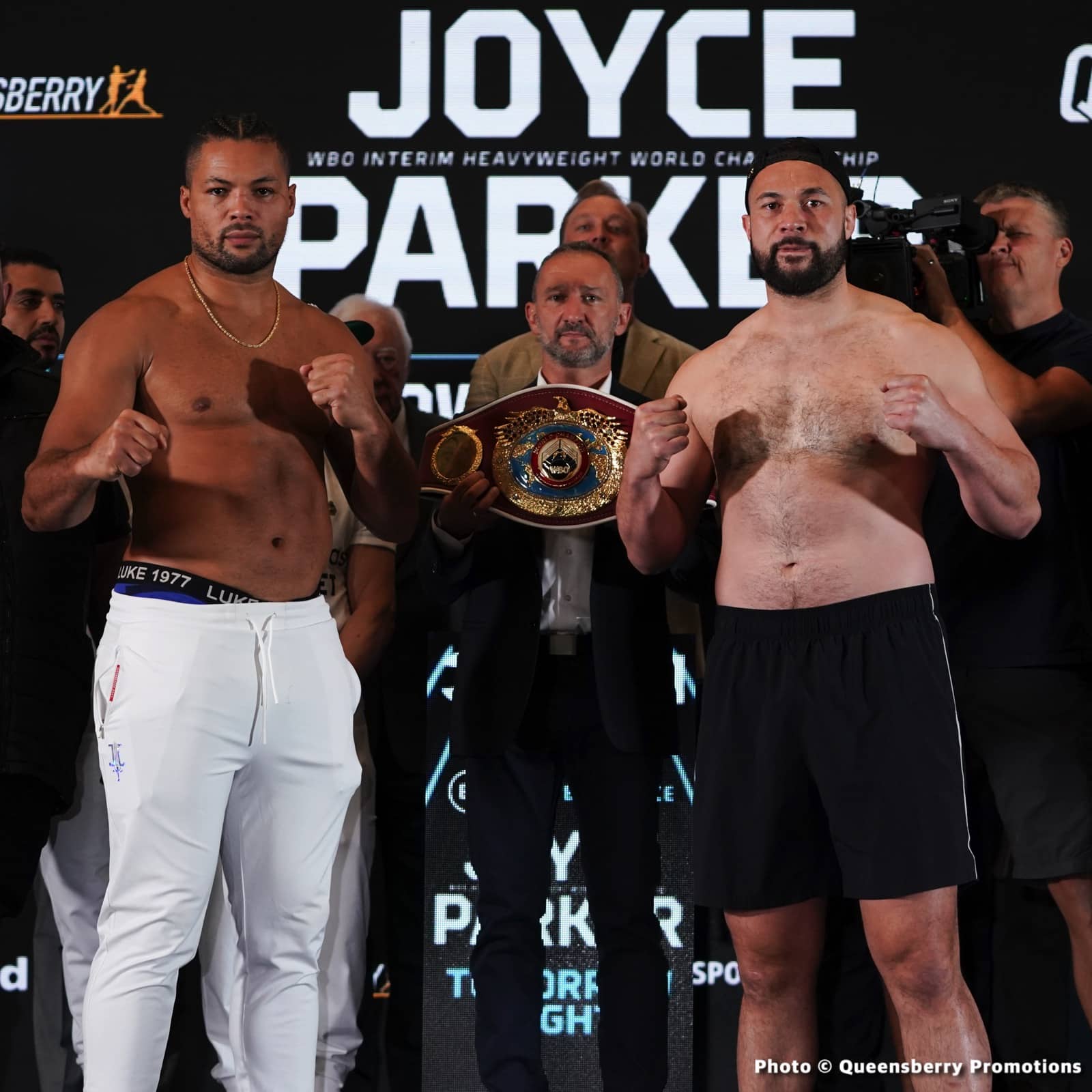 Image: Joe Joyce 271.4 vs. Joseph Parker 255.25 - weigh-in results
