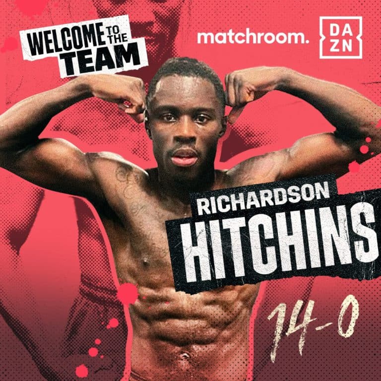Image: Richardson Hitchins inks with Matchroom