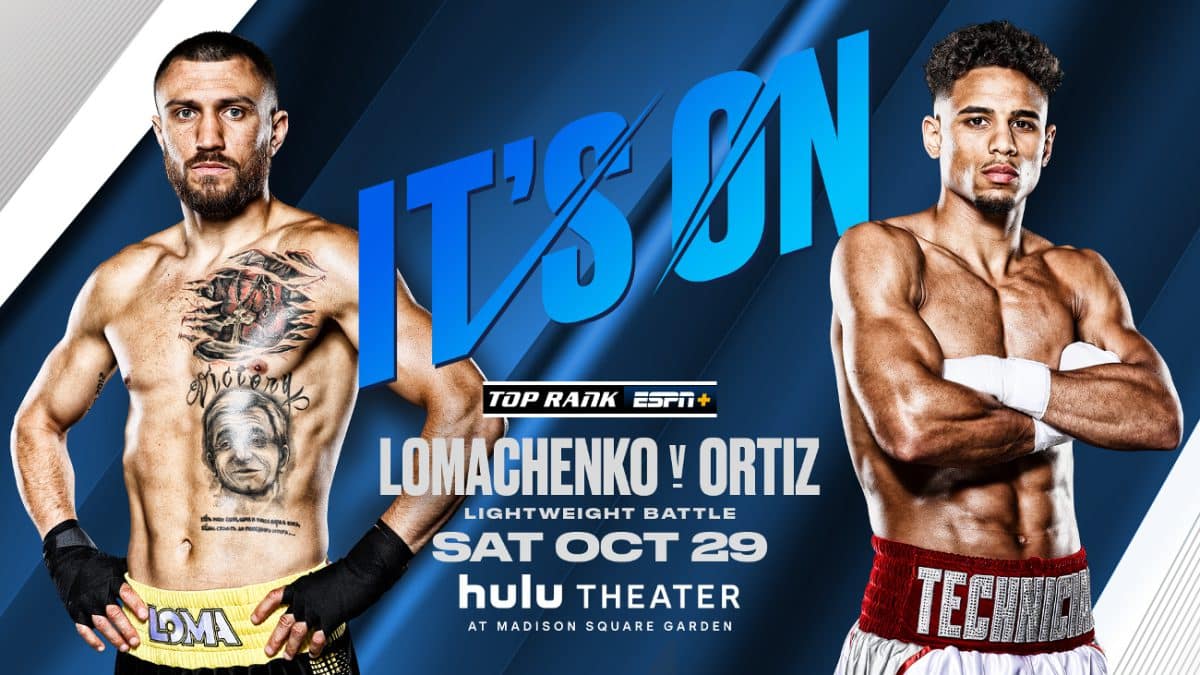 Image: LIVE: Lomachenko vs Ortiz FITE TV stream