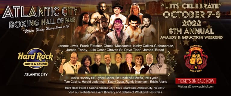 Image: Atlantic City’s 6th Annual Boxing Hall of Fame!