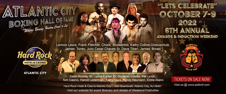 Image: Atlantic City’s 6th Annual Boxing Hall of Fame!