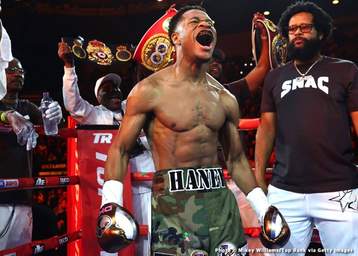 Image: Will Devin Haney vacate his belts & not give Lomachenko a chance to take them?