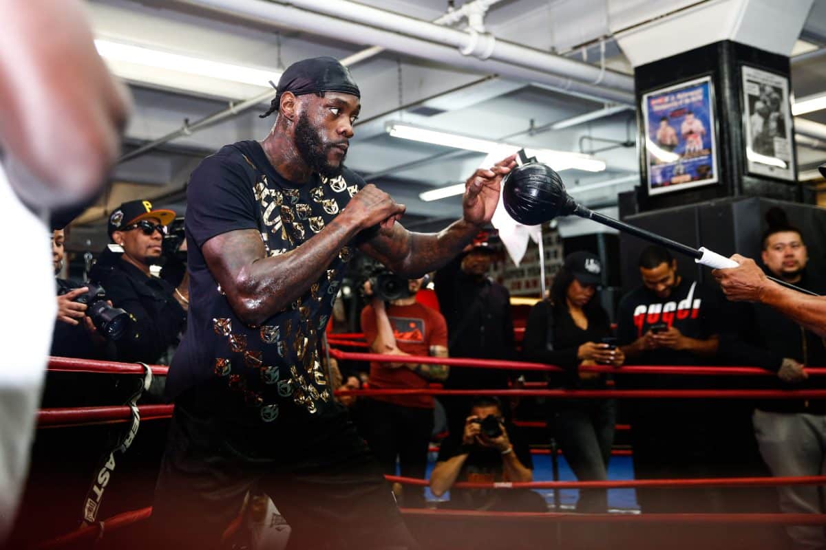 Image: Deontay Wilder showing improved movement for Robert Helenius fight