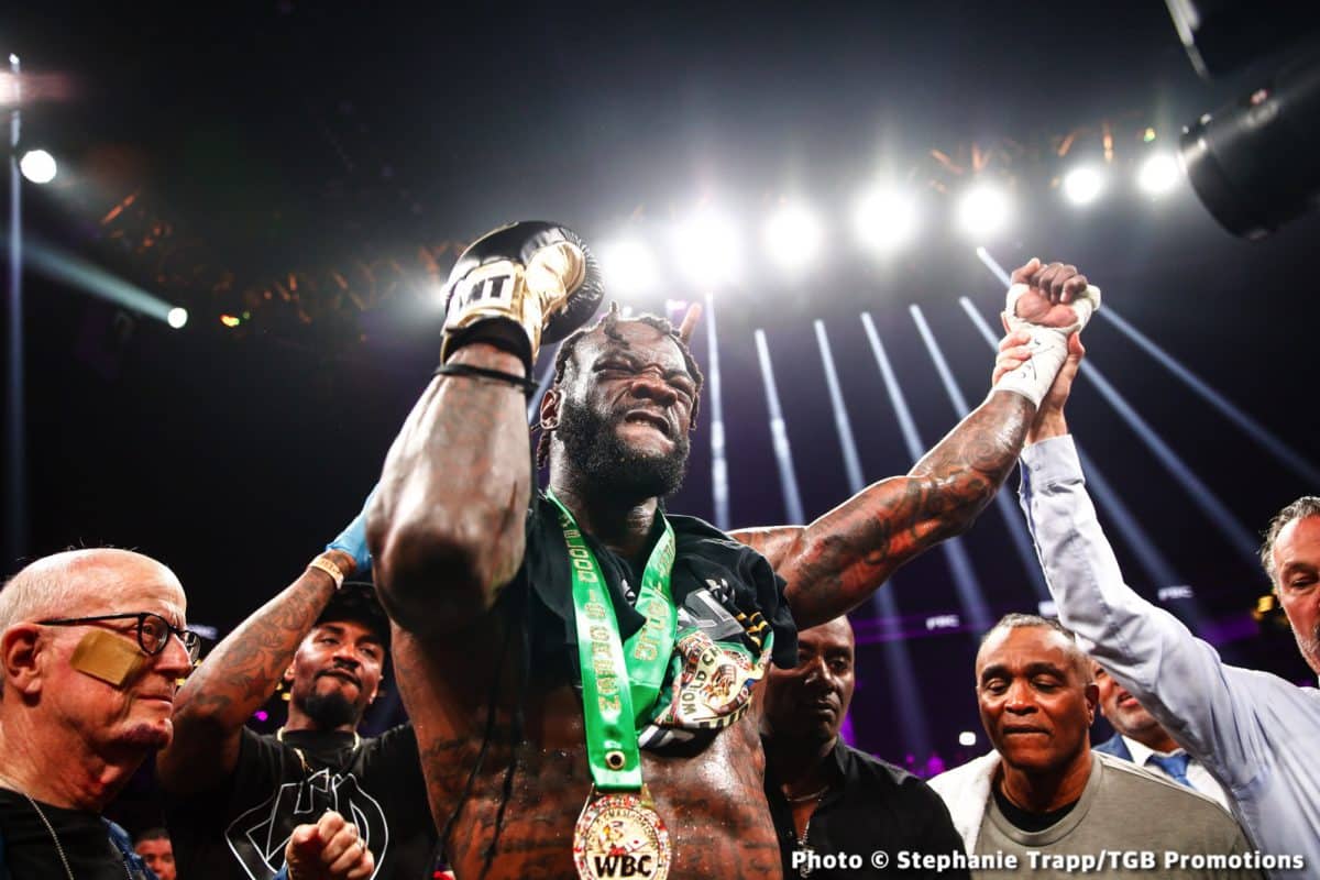 Image: Eddie Hearn says Anthony Joshua vs. Deontay Wilder in 2023: "We want that fight"