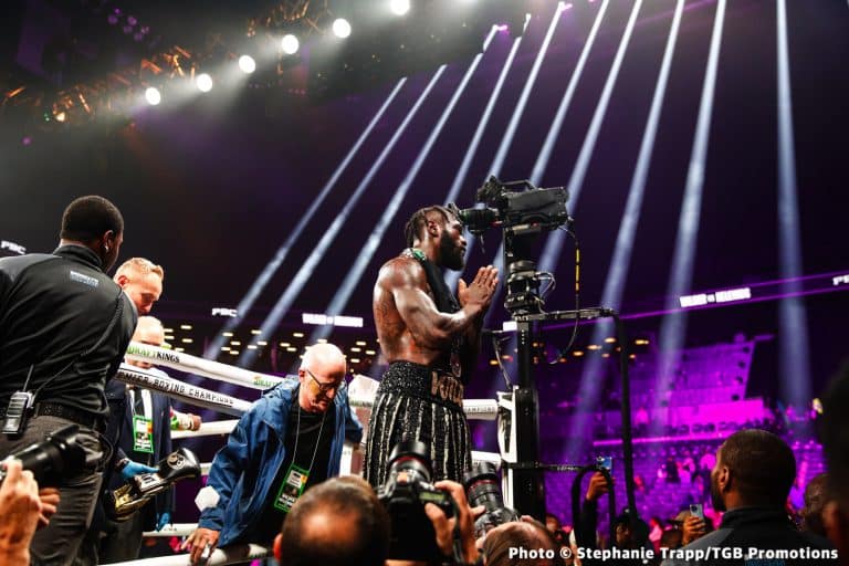 Image: Deontay Wilder wants to fight Francis Ngannou next