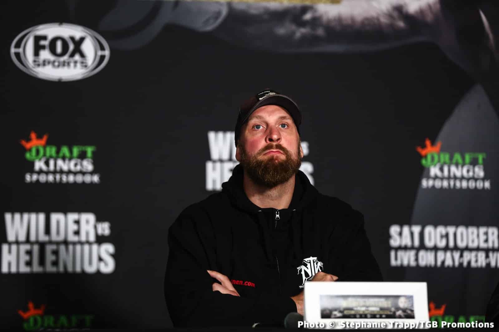 Image: Robert Helenius = "Dangerous fight" for Anthony Joshua says Eddie Hearn