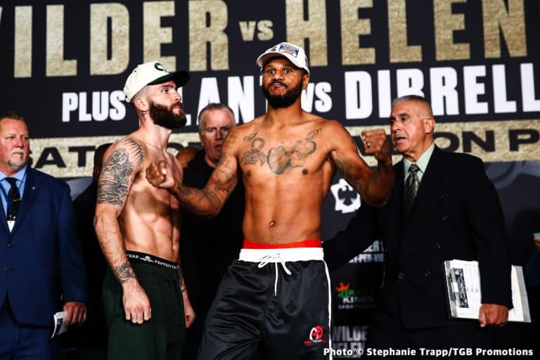 Image: Plant 167 1/4 vs. Dirrell 167 3/4 - weigh-in results