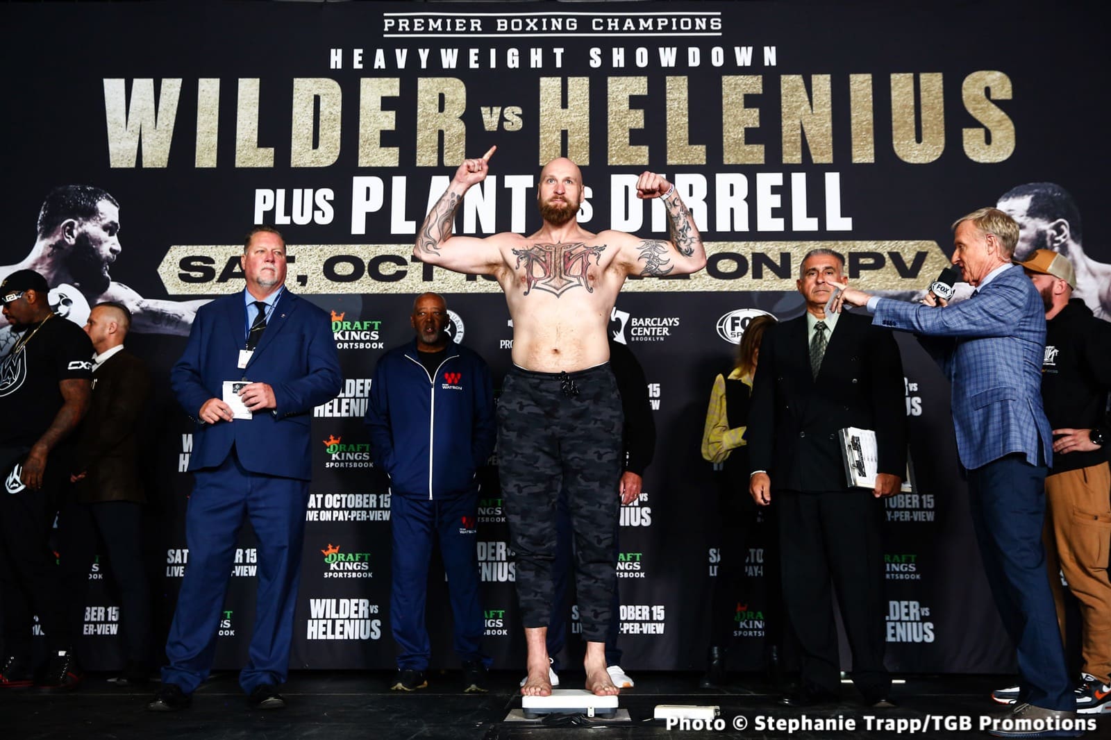 Image: Wilder vs Helenius Official FOX PPV Weigh In Results